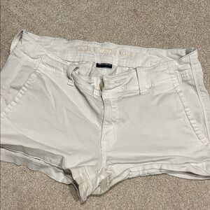 American Eagle Outfitters Women's Cream Jean Shorts